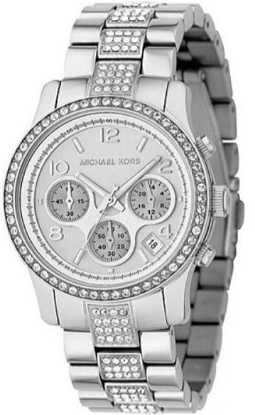 Michael Kors Bradshaw Silver Dial Silver Steel Strap Watch For Women - MK5108 Authentic Buy Shop Now