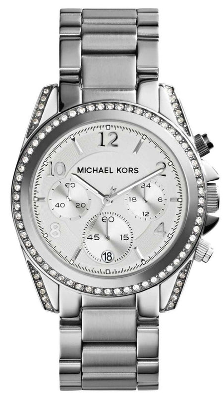 Michael Kors Blair Silver Dial Silver Steel Strap Watch for Women - MK5165 Authentic Buy Shop Now