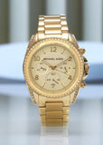 Michael Kors Runway Gold Dial Gold Steel Strap Watch for Women - MK5166 Authentic Buy Shop Now