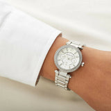 Michael Kors Parker Silver Dial Silver Steel Strap Watch for Women - MK5353 Authentic Buy Shop Now