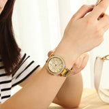 Michael Kors Parker Gold Dial Gold Steel Strap Watch for Women - MK5354 Authentic Buy Shop Now