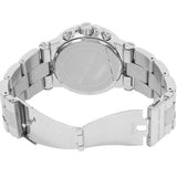 Michael Kors Dylan Glitz Chronograph White Dial Silver Steel Strap Watch For Women - MK5411 Authentic Buy Shop Now