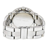 Michael Kors Dylan Glitz Chronograph White Dial Silver Steel Strap Watch For Women - MK5411 Authentic Buy Shop Now
