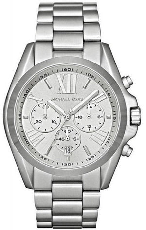 Michael Kors Bradshaw Silver Dial Silver Steel Strap Watch for Men - MK5535 Authentic Buy Shop Now