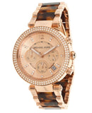 Michael Kors Parker Rose Gold Dial Two Tone Steel Strap Watch for Women - MK5538 Authentic Buy Shop Now