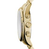 Michael Kors Lexington Chronograph Gold Dial Gold Steel Strap Watch for Women - MK5556 Authentic Buy Shop Now