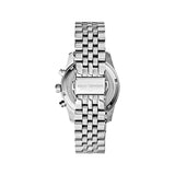 Michael Kors Runway Chronograph Black Dial Silver Steel Strap Watch For Women - MK5708 Authentic Buy Shop Now