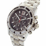 Michael Kors Everest Chronograph Black Dial Silver Steel Strap Watch For Women - MK5753 Authentic Buy Shop Now