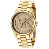 Michael Kors Runway Gold Dial Gold Steel Strap Watch for Women - MK5786 Authentic Buy Shop Now