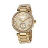 Michael Kors Skylar Gold Dial Gold Steel Strap Watch for Women - MK5867 Authentic Buy Shop Now