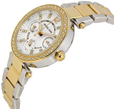 Michael Kors Parker White Dial Two Tone Steel Strap Watch for Women - MK6055 Authentic Buy Shop Now
