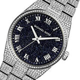 Michael Kors Channing Diamonds Black Dial Silver Steel Strap Watch for Women - MK6089 Authentic Buy Shop Now