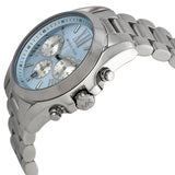 Michael Kors Bradshaw Chronograph Blue Dial Silver Steel Strap Watch For Women - MK6099 Authentic Buy Shop Now