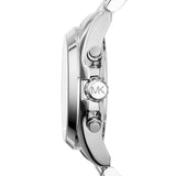 Michael Kors Bradshaw Chronograph Blue Dial Silver Steel Strap Watch For Women - MK6099 Authentic Buy Shop Now