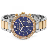 Michael Kors Parker Blue Dial Two Tone Steel Strap Watch for Women - MK6141 Authentic Buy Shop Now