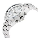 Michael Kors Bradshaw Chronograph Silver Dial Silver Steel Strap Watch for Women - MK6174 Authentic Buy Shop Now