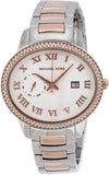 Michael Kors Whitley Analog White Dial Two Tone Steel Strap Watch For Women - MK6228 Authentic Buy Shop Now