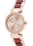 Michael Kors Parker Rose Gold Dial Two Tone Steel Strap Watch for Women - MK6239 Authentic Buy Shop Now