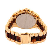 Michael Kors Bradshaw Chronograph Burgundy Dial Two Tone Steel Strap For Women - MK6269 Authentic Buy Shop Now