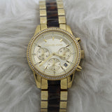 Michael Kors Ritz Gold Dial Two Tone Steel Strap Watch for Women - MK6322 Authentic Buy Shop Now