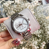 Michael Kors Bradshaw Quartz Silver Dial Silver Steel Strap Watch For Women - MK6554 Authentic Buy Shop Now