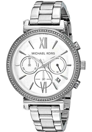 Michael Kors Sofie Quartz Silver Dial Silver Steel Strap Watch For Women - MK6575 Authentic Buy Shop Now