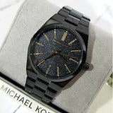 Michael Kors Channing Quartz Black Dial Black Steel Strap Watch For Women - MK6625 Authentic Buy Shop Now