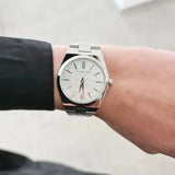 Michael Kors Channing Three Hand Silver Dial Silver Steel Strap Watch For Women - MK6626 Authentic Buy Shop Now