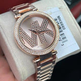 Michael Kors Parker Quartz Rose Gold Dial Rose Gold Steel Strap Watch For Women - MK6660 Authentic Buy Shop Now
