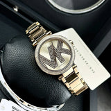 Michael Kors Parker Quartz Rose Gold Dial Rose Gold Steel Strap Watch For Women - MK6660 Authentic Buy Shop Now
