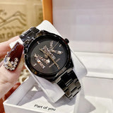 Michael Kors Runway Quartz Black Dial Black Steel Strap Watch For Women - MK6683 Authentic Buy Shop Now