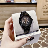 Michael Kors Runway Quartz Black Dial Black Steel Strap Watch For Women - MK6683 Authentic Buy Shop Now