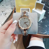 Michael Kors Runway Mercer Crystals Silver Dial Two Tone Steel Strap Watch For Women - MK6716 Authentic Buy Shop Now