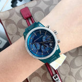 Michael Kors Bradshaw Chronograph Blue Dial Blue Steel Strap Watch For Men - MK6722 Authentic Buy Shop Now
