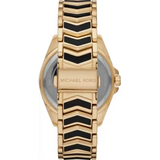 Michael Kors Whitney Quartz Black Dial Two Tone Steel Strap Watch For Women - MK6743 Authentic Buy Shop Now