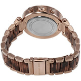 Michael Kors Parker Chronograph Rose Gold Dial Two Tone Steel Strap Watch For Women - MK6832 Authentic Buy Shop Now