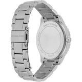 Michael Kors Layton Chronograph Mother of Pearl Blue Dial Silver Steel Strap Watch For Women - MK6847 Authentic Buy Shop Now