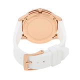 Michael Kors Runway Quartz White Dial White Rubber Strap Watch For Women - MK6853 Authentic Buy Shop Now