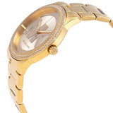 Michael Kors Tibby Three Hand Gold Dial Gold Steel Strap Watch For Women - MK6879 Authentic Buy Shop Now