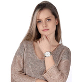 Michael Kors Layton Quartz Silver Dial Two Tone Steel Strap Watch For Women - MK6899 Authentic Buy Shop Now