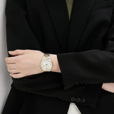Michael Kors Layton Quartz Silver Dial Two Tone Steel Strap Watch For Women - MK6899 Authentic Buy Shop Now