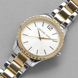 Michael Kors Layton Quartz Silver Dial Two Tone Steel Strap Watch For Women - MK6899 Authentic Buy Shop Now