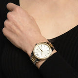 Michael Kors Layton Quartz Silver Dial Two Tone Steel Strap Watch For Women - MK6899 Authentic Buy Shop Now