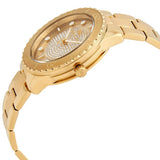 Michael Kors Runway Three-Hand Gold Dial Gold Steel Strap Watch For Women - MK6911 Authentic Buy Shop Now
