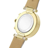Michael Kors Parker Chronograph White Dial White Leather Strap Watch For Women - MK6916 Authentic Buy Shop Now