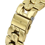 Michael Kors Ritz Chronograph Gold Dial Gold Steel Strap Watch For Women - MK6937 Authentic Buy Shop Now