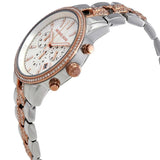 Michael Kors Ritz Chronograph Silver Dial Two Tone Steel Strap Watch For Women - MK6938 Authentic Buy Shop Now