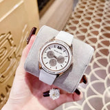 Michael Kors Oversized Sport Quartz White Dial White Rubber Strap Watch For Women - MK6945 Authentic Buy Shop Now