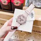 Michael Kors Oversized Sport Quartz White Dial White Rubber Strap Watch For Women - MK6945 Authentic Buy Shop Now