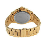 Michael Kors Everest Chronograph Blue Dial Gold Steel Strap Watch For Women - MK6971 Authentic Buy Shop Now